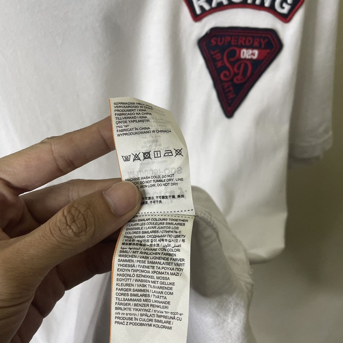 Japanese Brand × Superdry Superdry Racing Patches T Shirt Size US XL / EU 56 / 4 - 6 Thumbnail