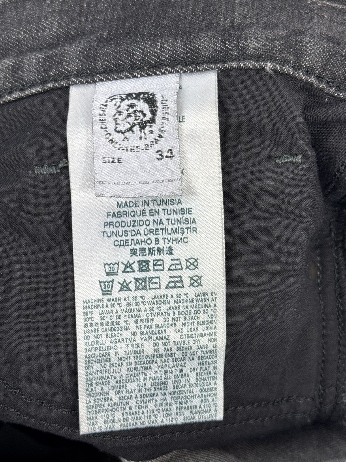 Diesel DISTRESSED DENIM JEANS Size US 34 / EU 50 - 8 Thumbnail