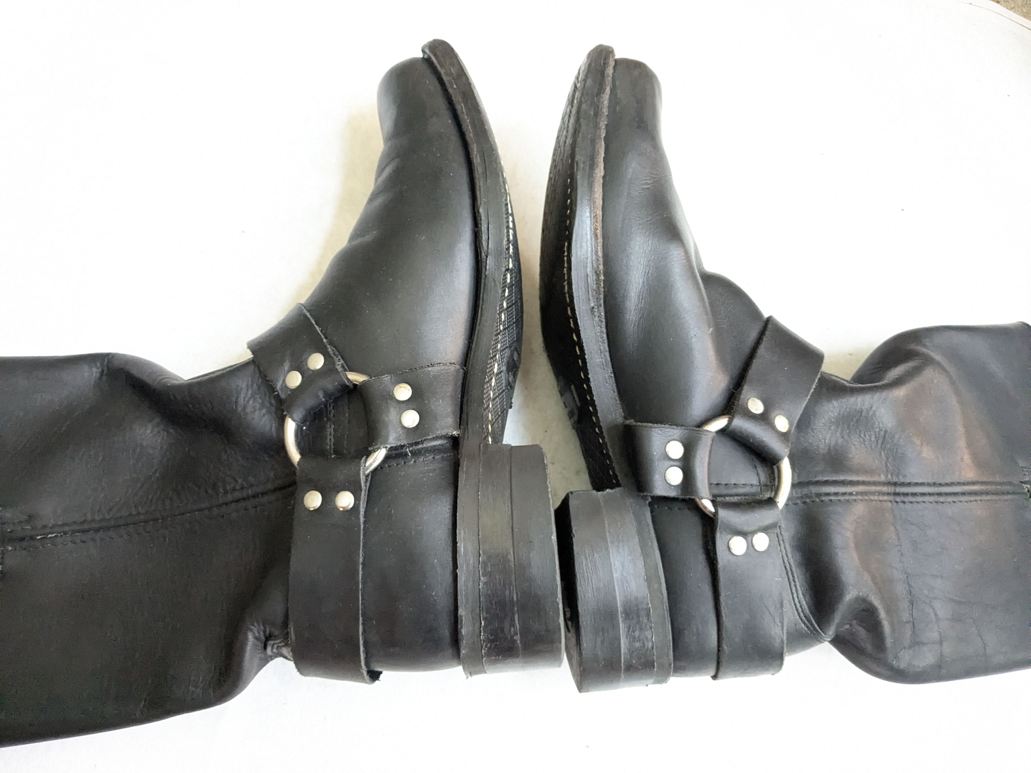 Frye Frye Harness Boots Black 12 D Leather Size US 12 / EU 45 - 11 Thumbnail