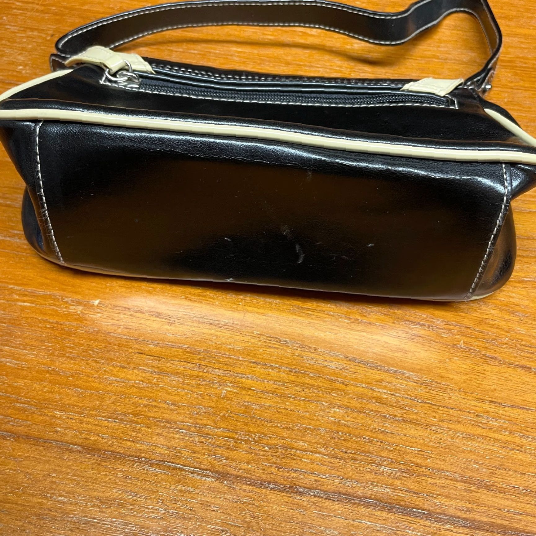 Vintage VINTAGE Kenneth Cole Reaction Shoulder Bag Black 90s Retro Convertible Satchel Womens Small Size ONE SIZE - 4 Thumbnail