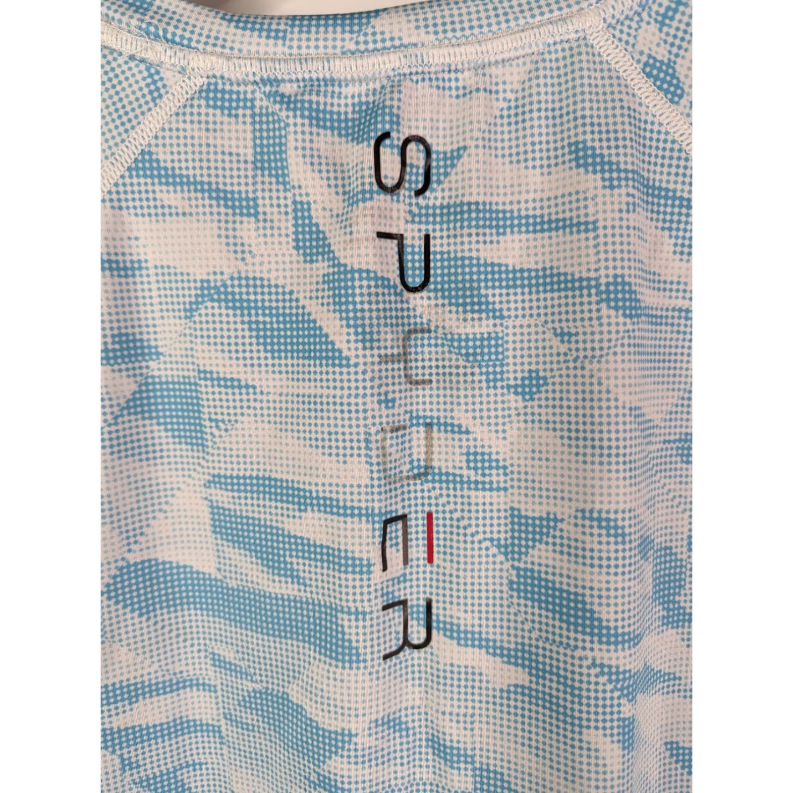 Spyder Spyder Rash Guard Shirt Mens Small Blue Camo Swim Surf 30+ UPF UV Protection All Seasons Breathable Moisture Wicking Lightweight Easy Care Size US S / EU 44-46 / 1 - 6 Thumbnail