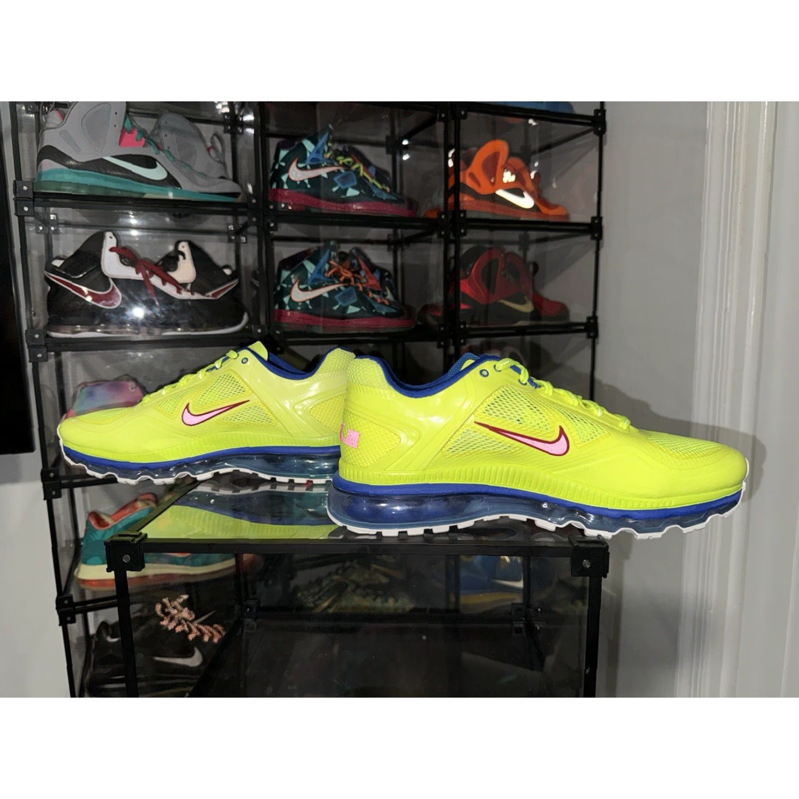 Nike Nike Air Trainer 1.3 Max Breathe Lebron Hazardous Materials PE Promo Sample 11 Men Green Sneaker Athletic Max 11 Nike Air Trainer Size US 11 / EU 44 - 6 Thumbnail