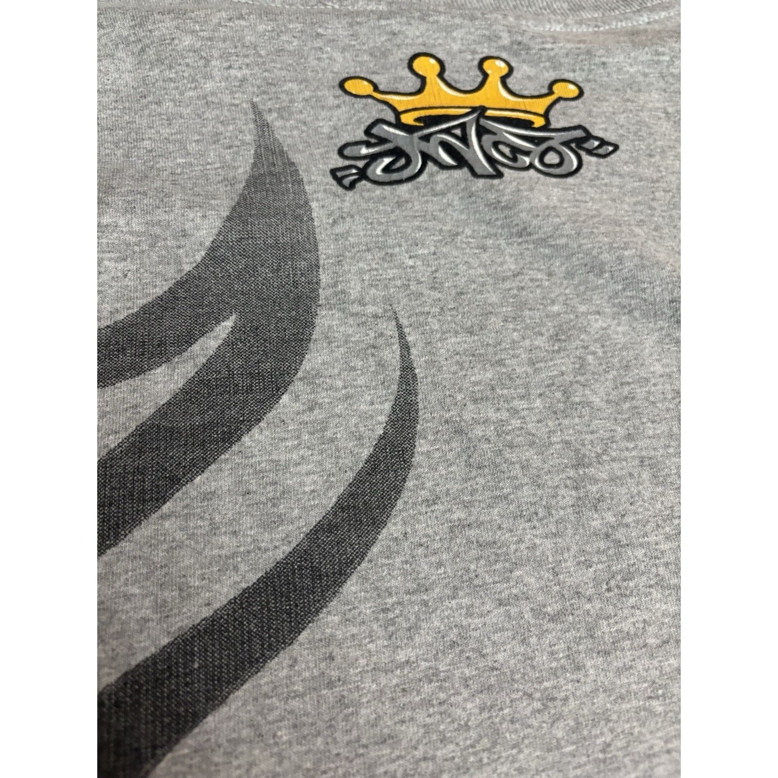 JNCO Vintage Y2K Jnco Jeans Long Sleeve Flames Skull Shirt Xl/2XL Size US XL / EU 56 / 4 - 10 Thumbnail