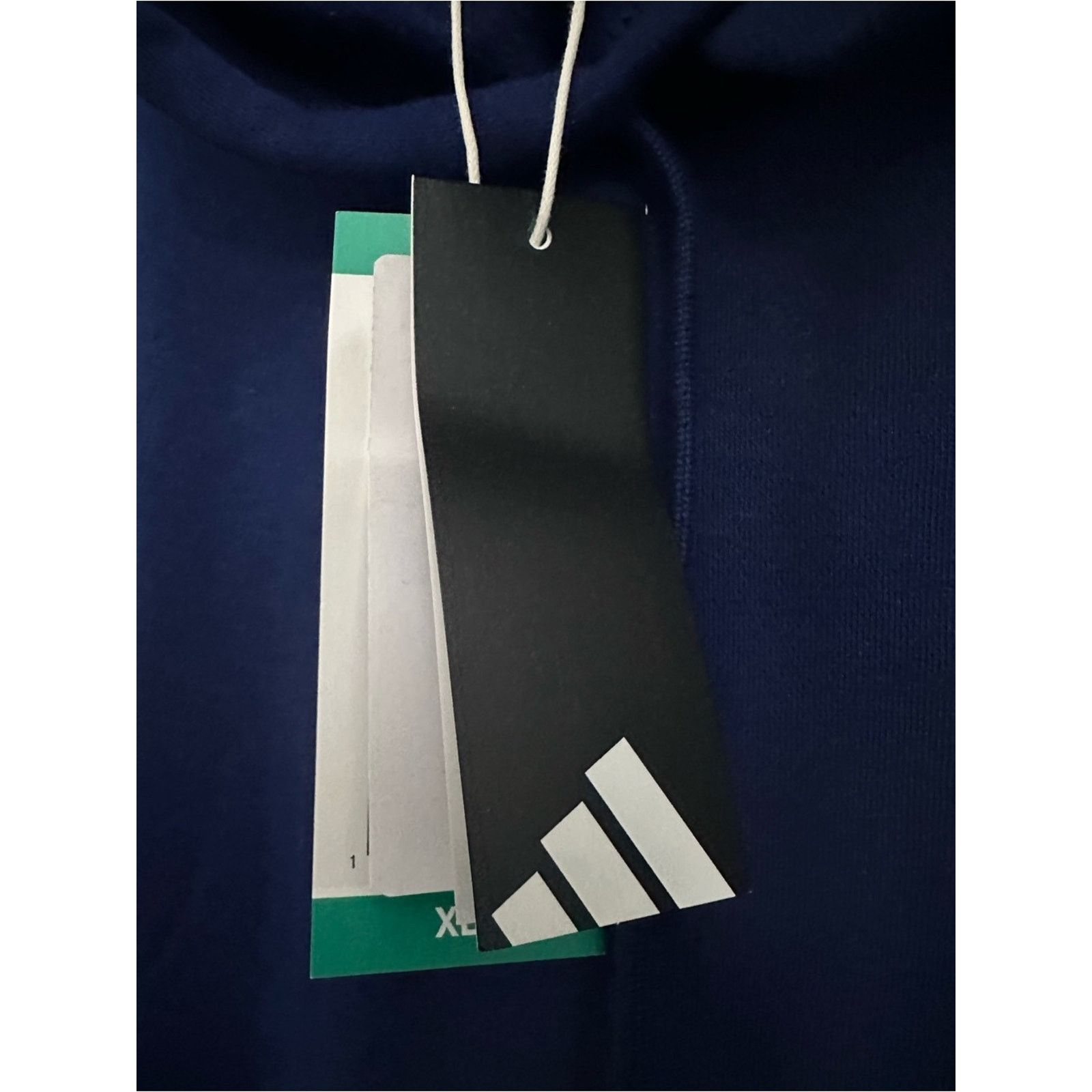 Adidas Adidas Men’s Navy Blue Pullover Hoodie Pocket Size XL NWT Size US XL / EU 56 / 4 - 4 Thumbnail