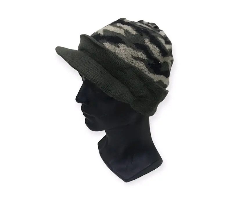 Other Vintage Made In USA Army Beanie Hat Size ONE SIZE - 1 Thumbnail