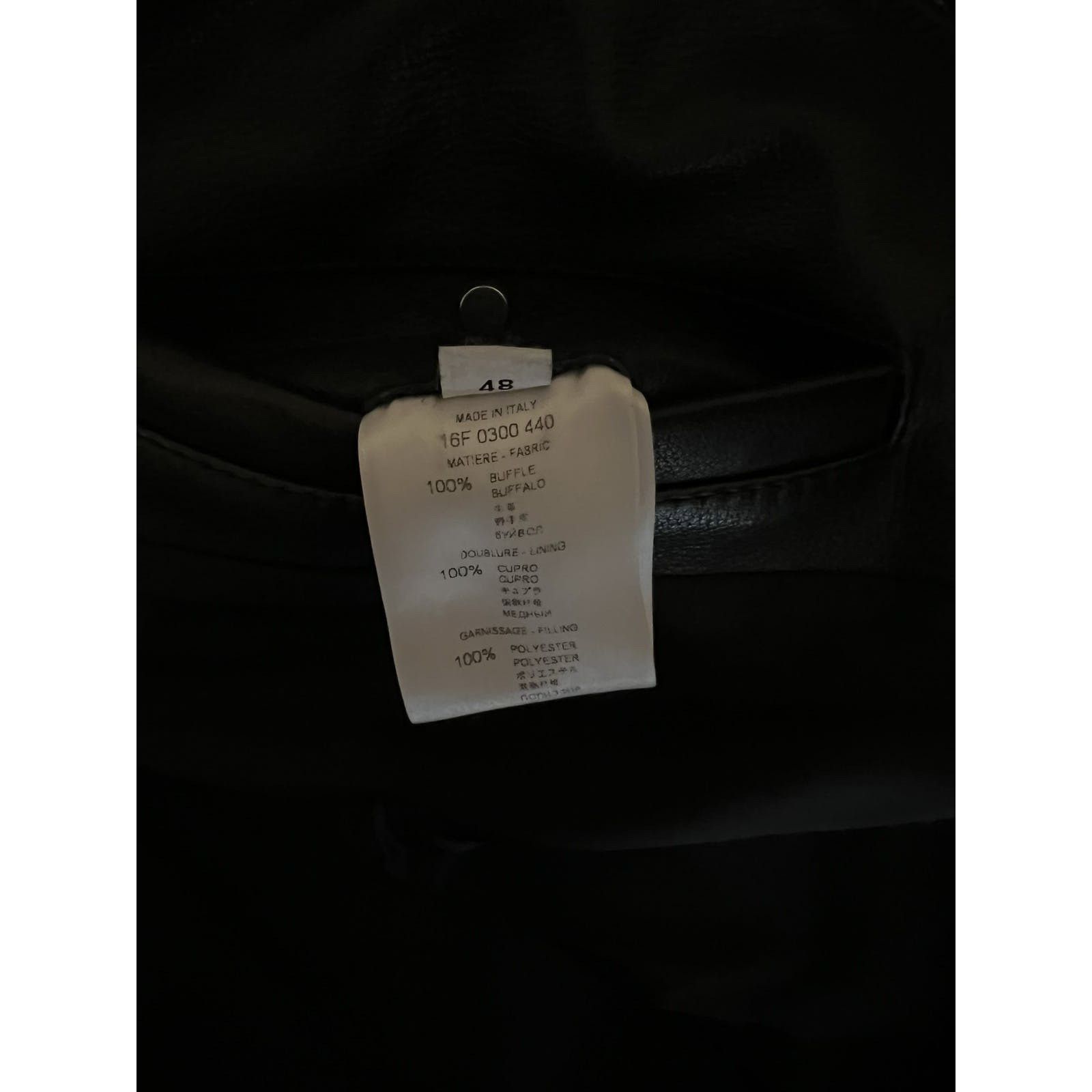 Givenchy Givenchy Buffalo Leather Classic Biker Jacket Size US M / EU 48-50 / 2 - 12 Thumbnail