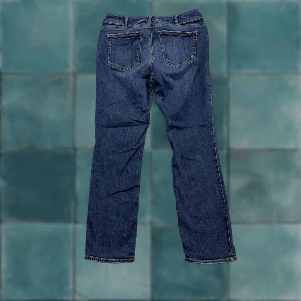 Denime Avery Silver Jeans Slim Boot Mens Denim Jeans 34x31 Dark Wash Cotton Pant Regular Size 34 Inseam 31 5-Pocket Denim Size US 34 / EU 50 - 1 Thumbnail