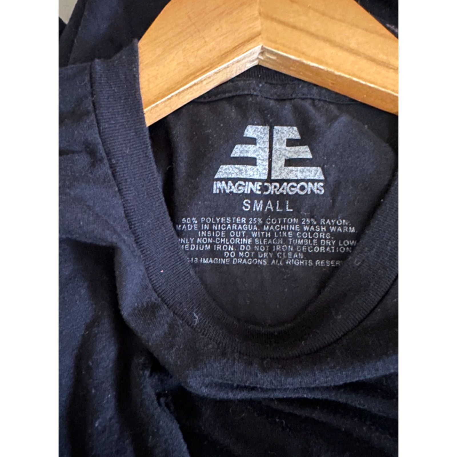Vintage Imagine Dragons Evolve Tour 2018 SS Graphic T-Shirt Black Size-S Small Men Shirt Size US S / EU 44-46 / 1 - 3 Thumbnail