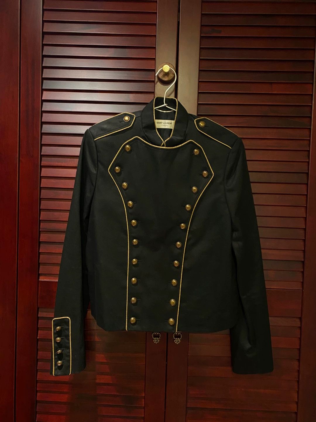 Saint Laurent Paris Saint Laurent Men's SLP Suit Jacket Size US S / EU 44-46 / 1 - 1 Thumbnail