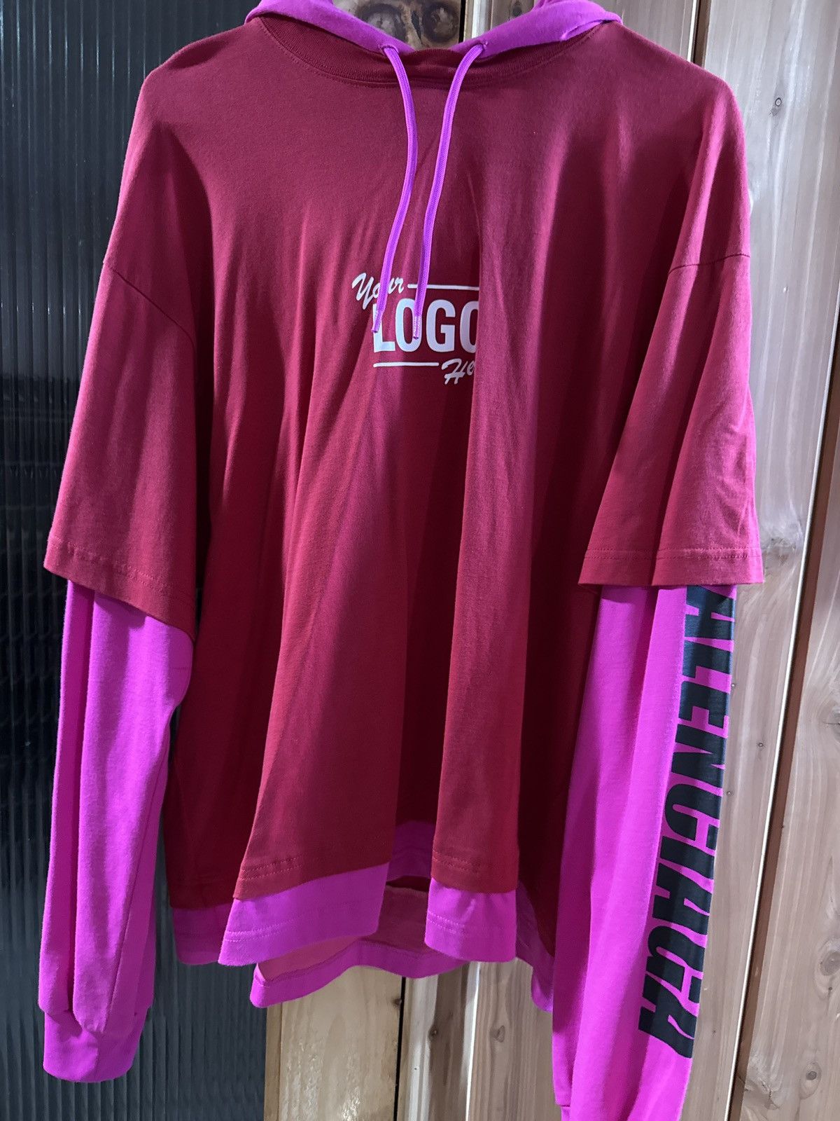 Balenciaga "Your Logo Here" Unifit Balenciaga Tee-Shirt Hoodie Size US M / EU 48-50 / 2 - 5 Thumbnail