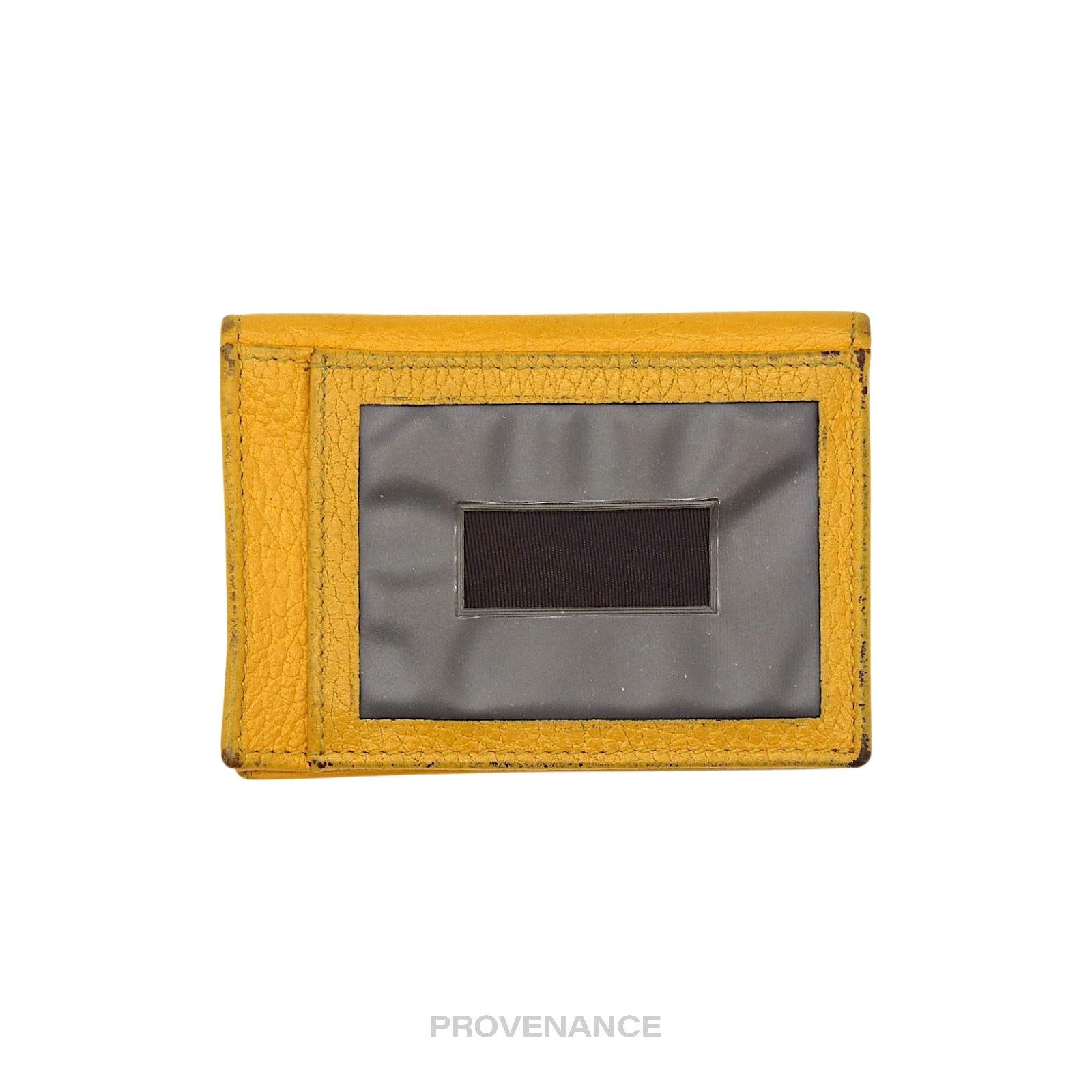 Gucci 🔴 Gucci MII Pocket Organizer Wallet- Yellow Tumbled Leather Size ONE SIZE - 2 Thumbnail