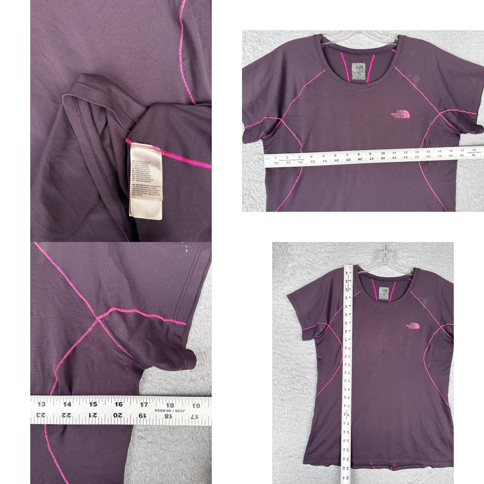 The North Face The North Face Shirt Women Medium Purple Crew Neck Flash Dry 100% Polyester Size M / US 6-8 / IT 42-44 - 8 Thumbnail