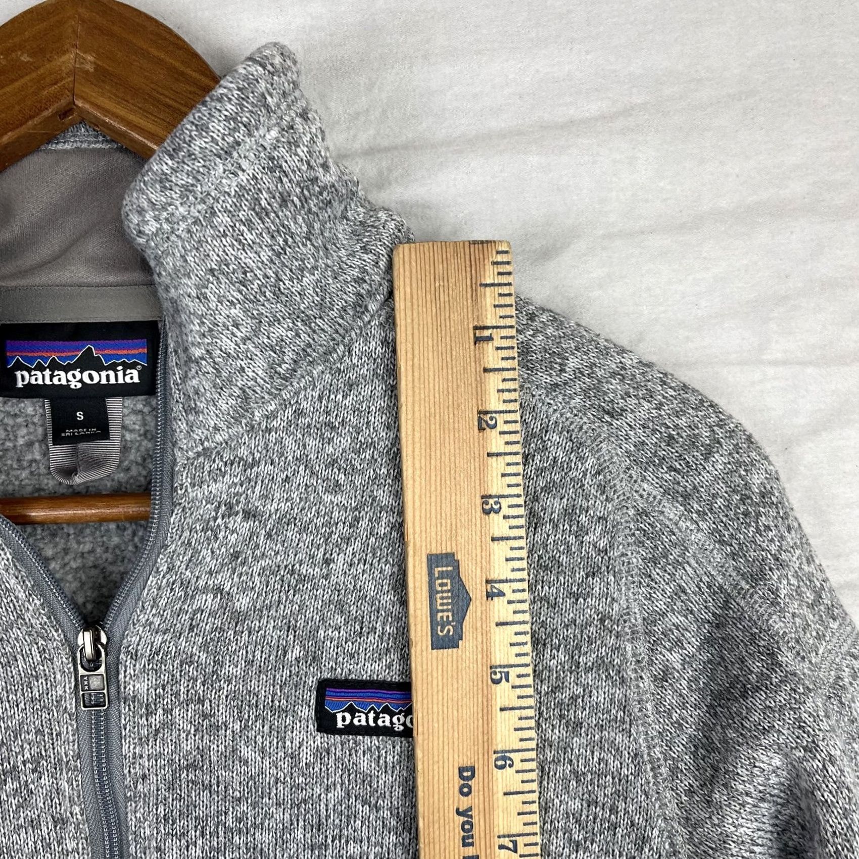 Patagonia Patagonia Better Sweater Womens Small Gray Fleece Outdoor Quarter Zip Knit 25618 Size S / US 4 / IT 40 - 6 Thumbnail
