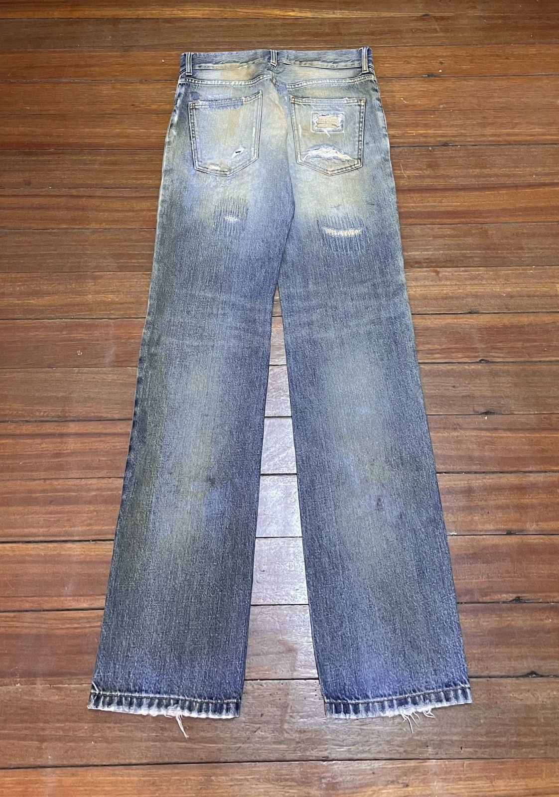Dolce & Gabbana Very Rare Vintage Dolce Gabbana Style Distressed Jeans 2000s Size US 31 - 2 Thumbnail