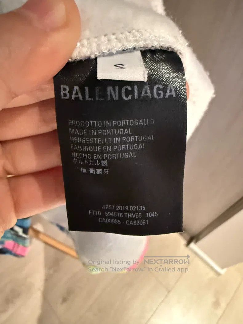 Balenciaga Balenciaga Men's hoodie Size US S / EU 44-46 / 1 - 4 Thumbnail