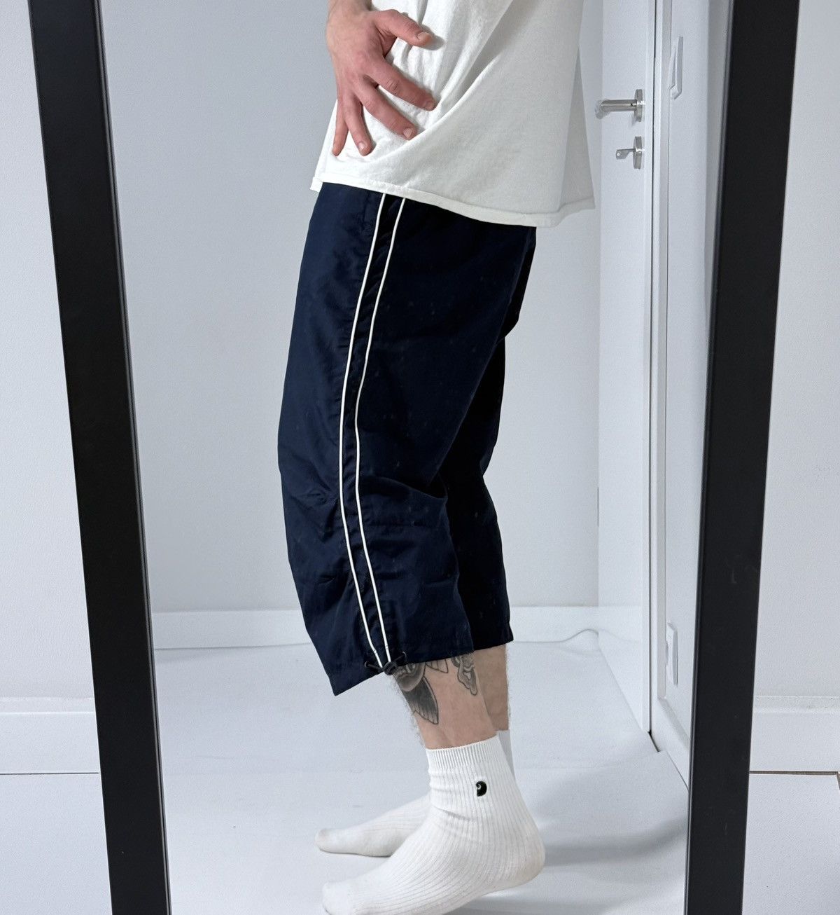 Nike Vintage Nike y2k wide buggy streetwear oversize track shorts Size US 32 / EU 48 - 5 Thumbnail