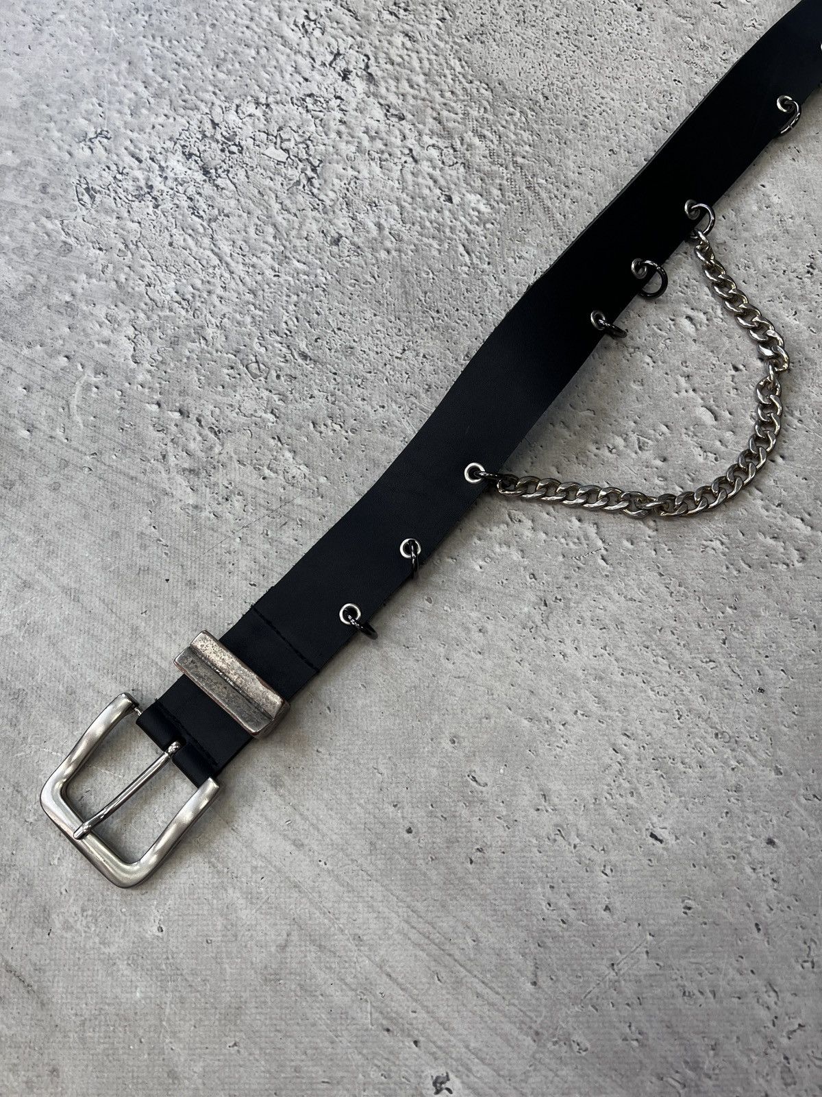 Other 90s METAL PUNK HYSTERICGLAMOUR LEATHER BELT Y2K Size ONE SIZE - 7 Thumbnail