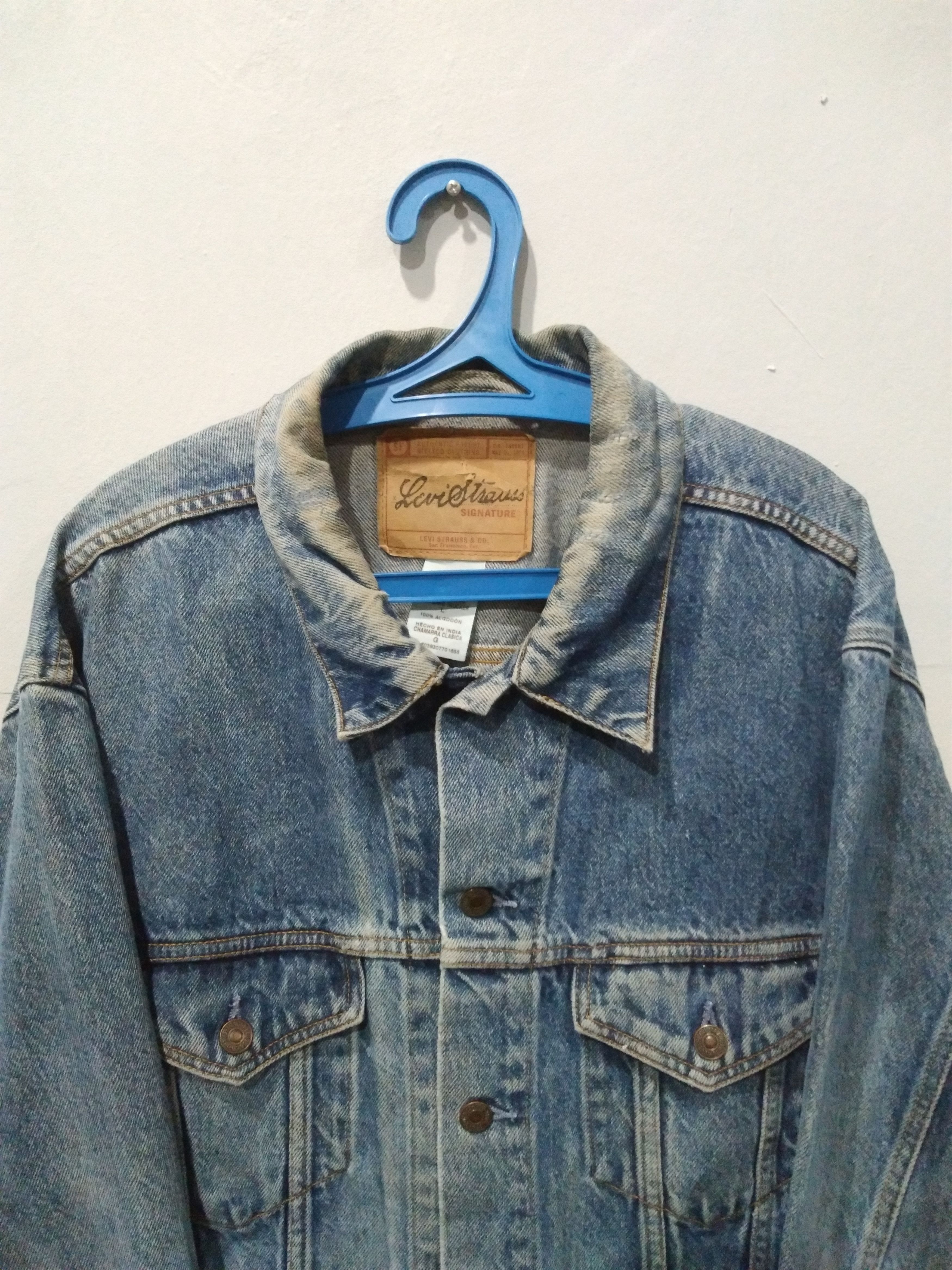 Levi's Vintage Y2K Levi Strauss Signature Standard Trucker Jackets Size US L / EU 52-54 / 3 - 3 Thumbnail