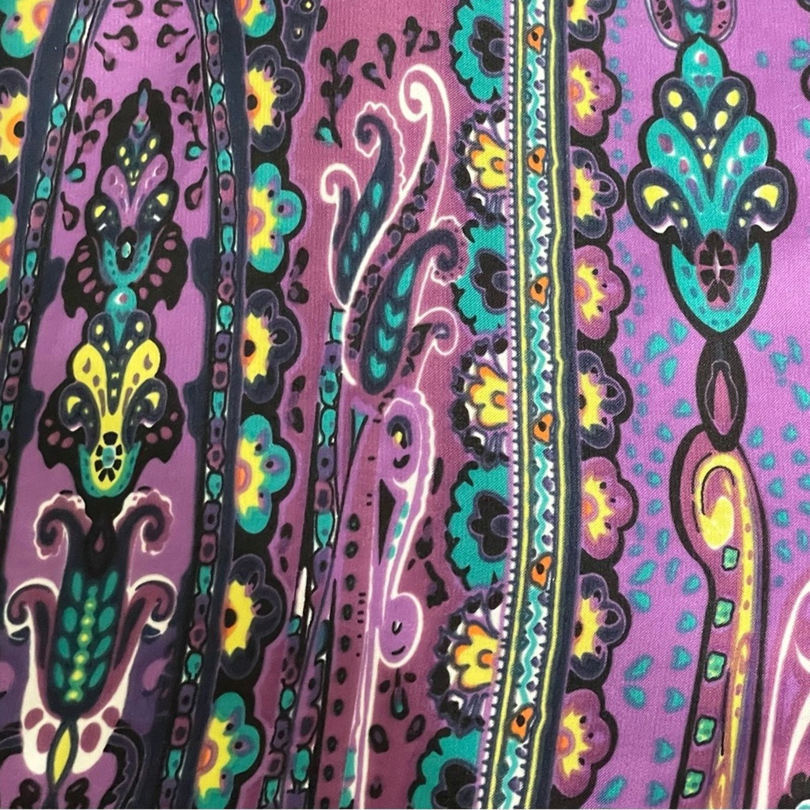 Other ECI Purple Floral and Abstract Maxi Dress Size 12 Size XL / US 12-14 / IT 48-50 - 5 Thumbnail