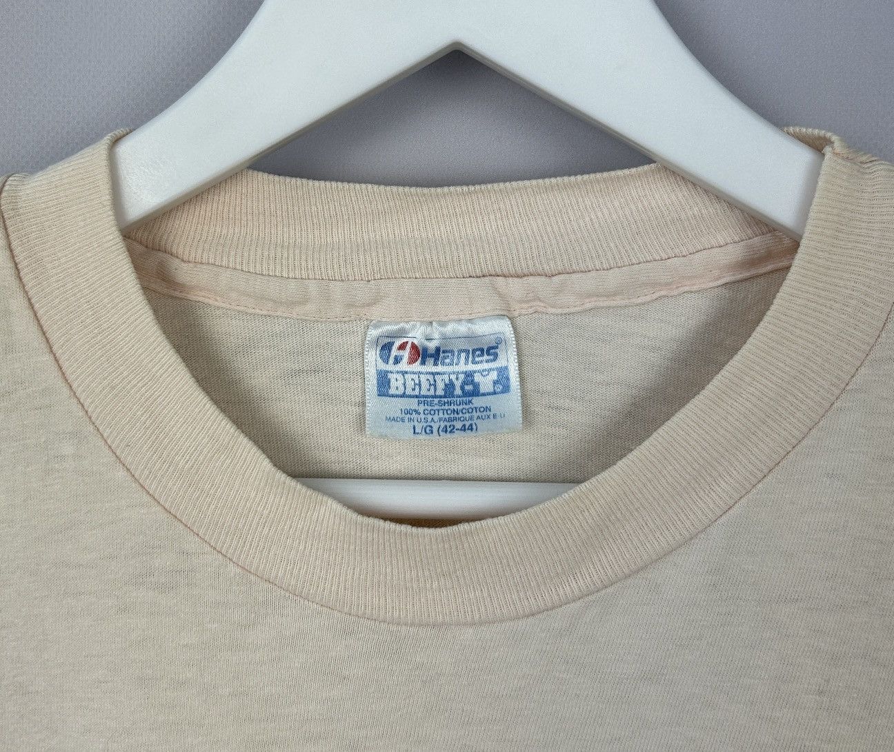 Hanes Vintage 1989 The Mucky Duck Captiva Island Florida 80s Size US L / EU 52-54 / 3 - 14 Thumbnail