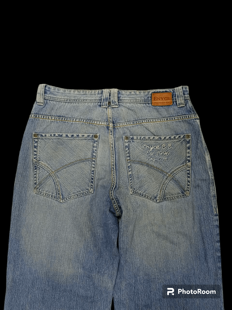 Vintage BAGGY SICK FADE ENYCE DENIM PANTS Size US 34 / EU 50 - 4 Thumbnail