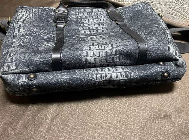 Jean Paul Gaultier Jean Paul Gaultier Silver Crocodile Doctor Bag Size ONE SIZE - 9 Thumbnail