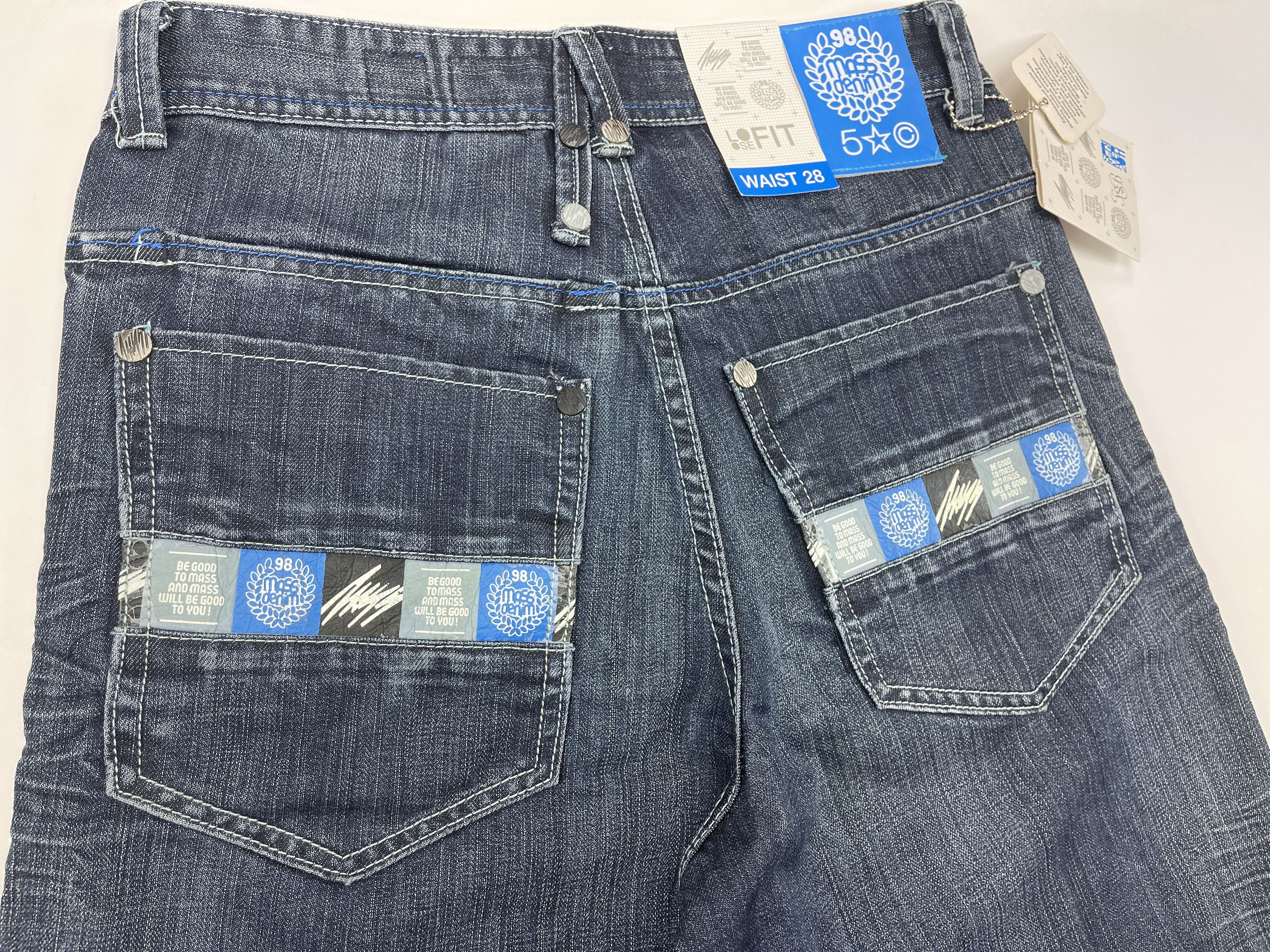 Vintage Mass DNM jeans shorts, vintage hip hop, 90s, skater, size 28 Size US 28 / EU 44 - 5 Thumbnail