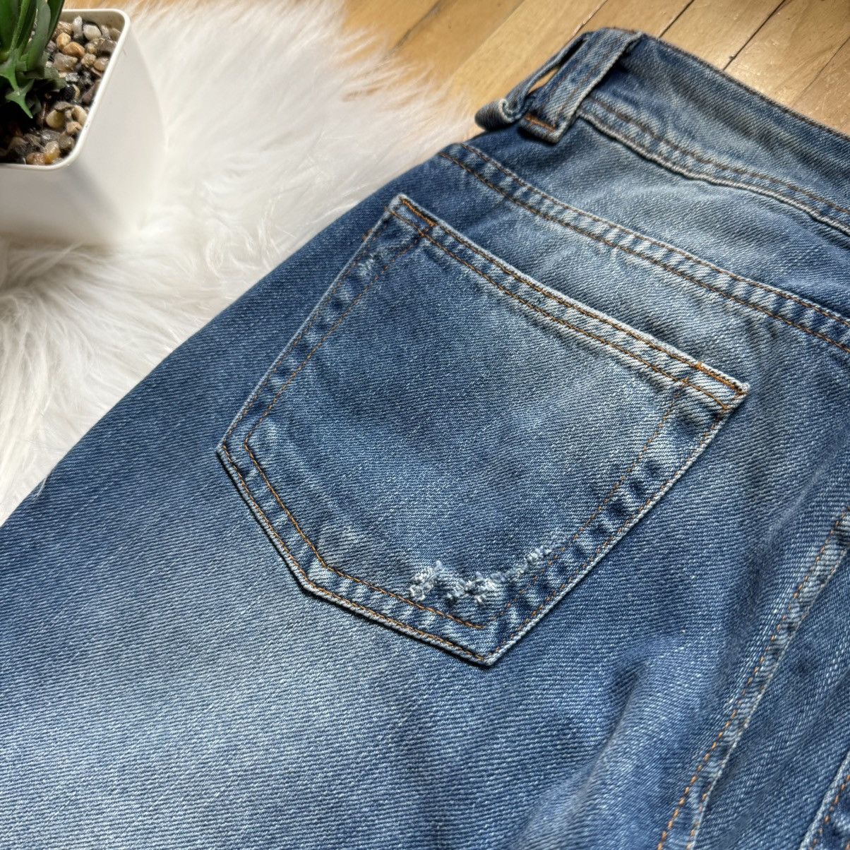 John Galliano 📌 NEW John Galliano Y2K 00s Big Logo Straight Jeans Size 25" / US 0 / IT 36 - 7 Thumbnail