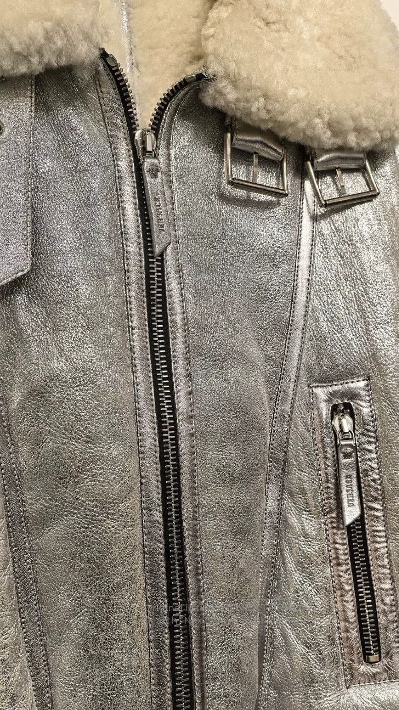 Versace Versace Fur integrated coat Size M / US 6-8 / IT 42-44 - 4 Thumbnail