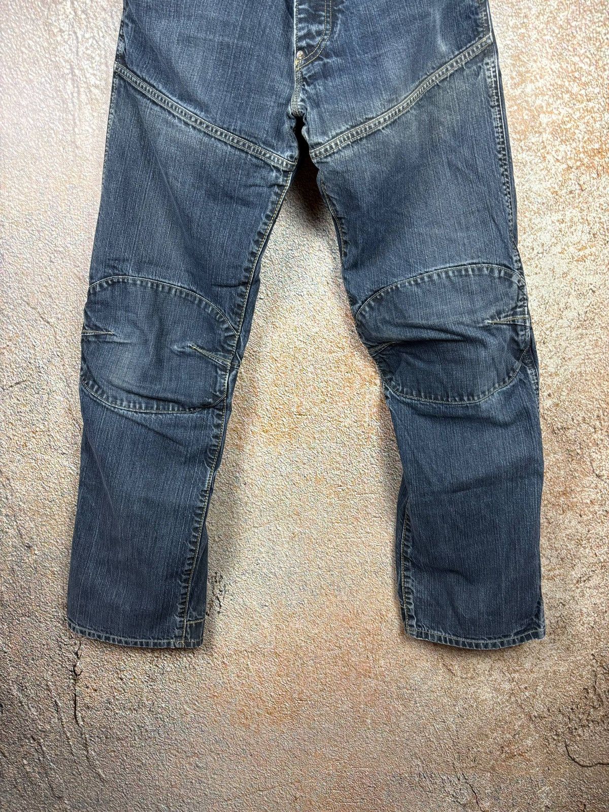 G-Star G Star Elwood 96 Denim Buckle Back Jeans Size 33 Size US 33 - 4 Thumbnail