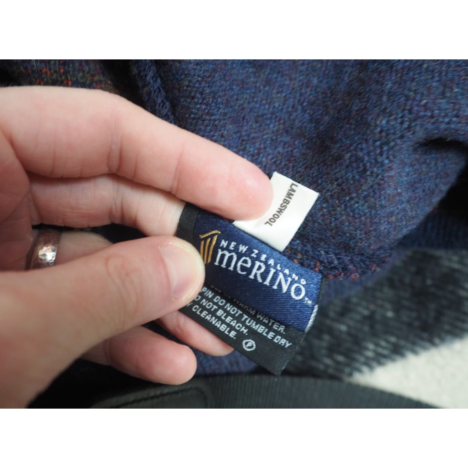 Snow Peak Snowy Peak Cardigan Sweater L Women Blue Merino Wool 100% Long Sleeve Round Neck Bohemian Classic Winter Fall Vintage No Size L / US 10 / IT 46 - 5 Thumbnail