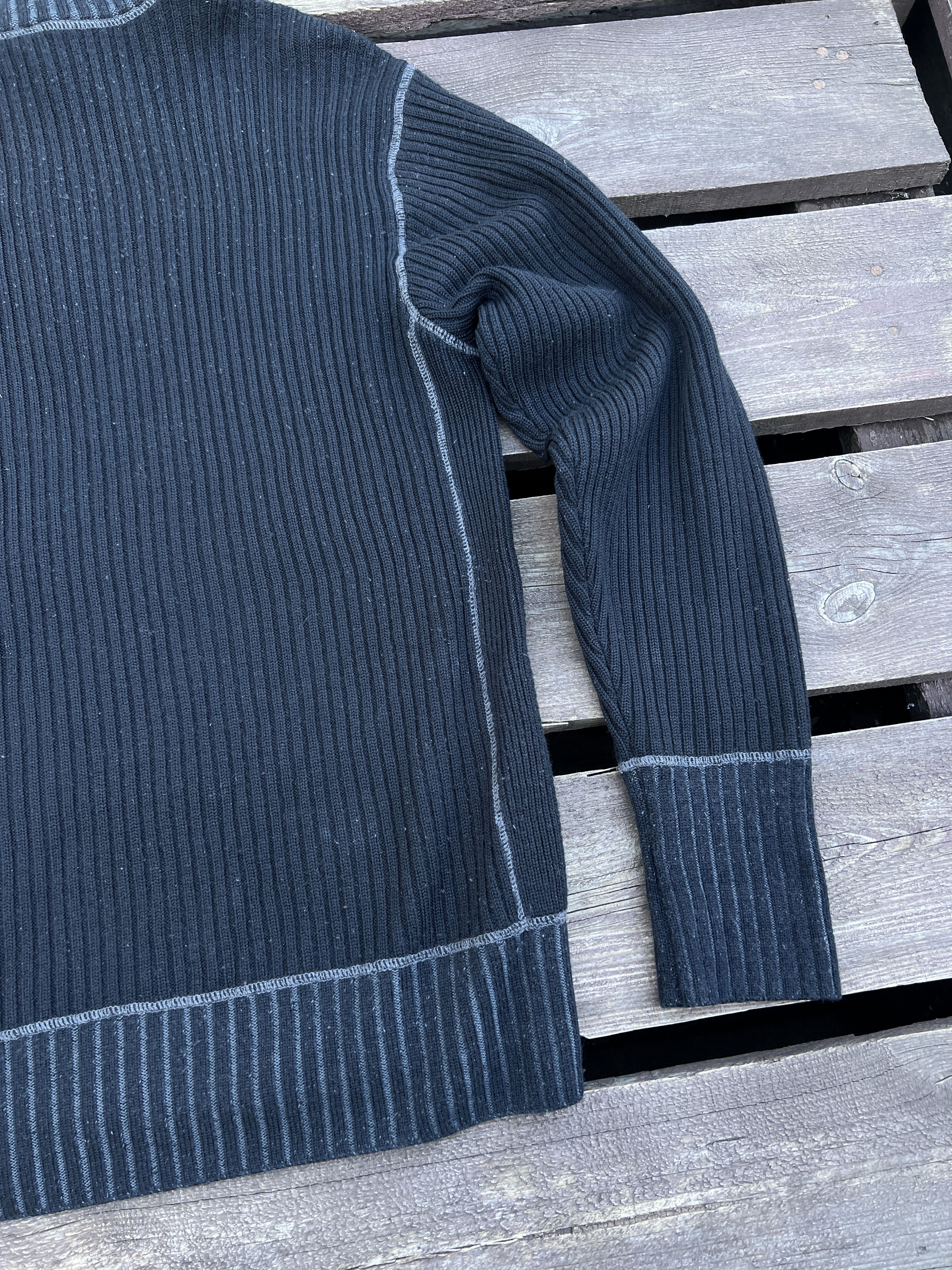 The North Face The Noth Face Y2K Vintage Knitted 1/4 Zip Up Sweater Size US L / EU 52-54 / 3 - 12 Thumbnail