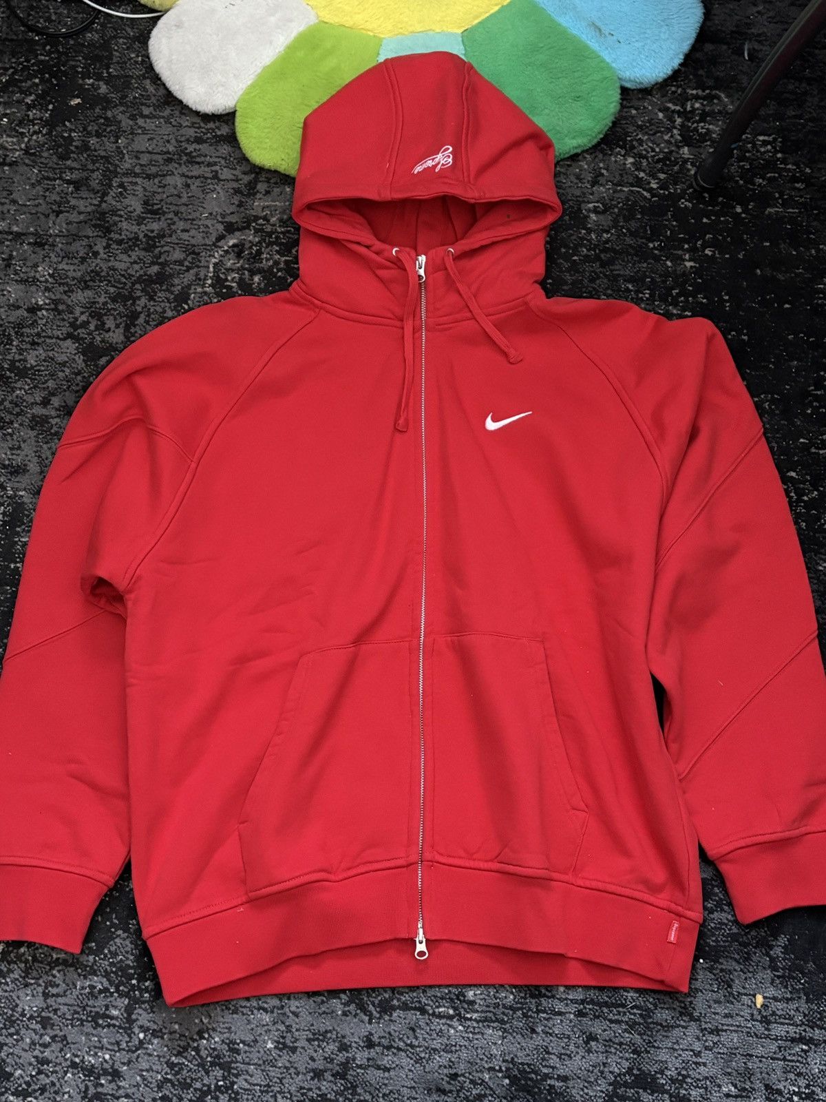 Nike × Supreme Supreme Nike Zip Up Hooded Sweater | Grailed