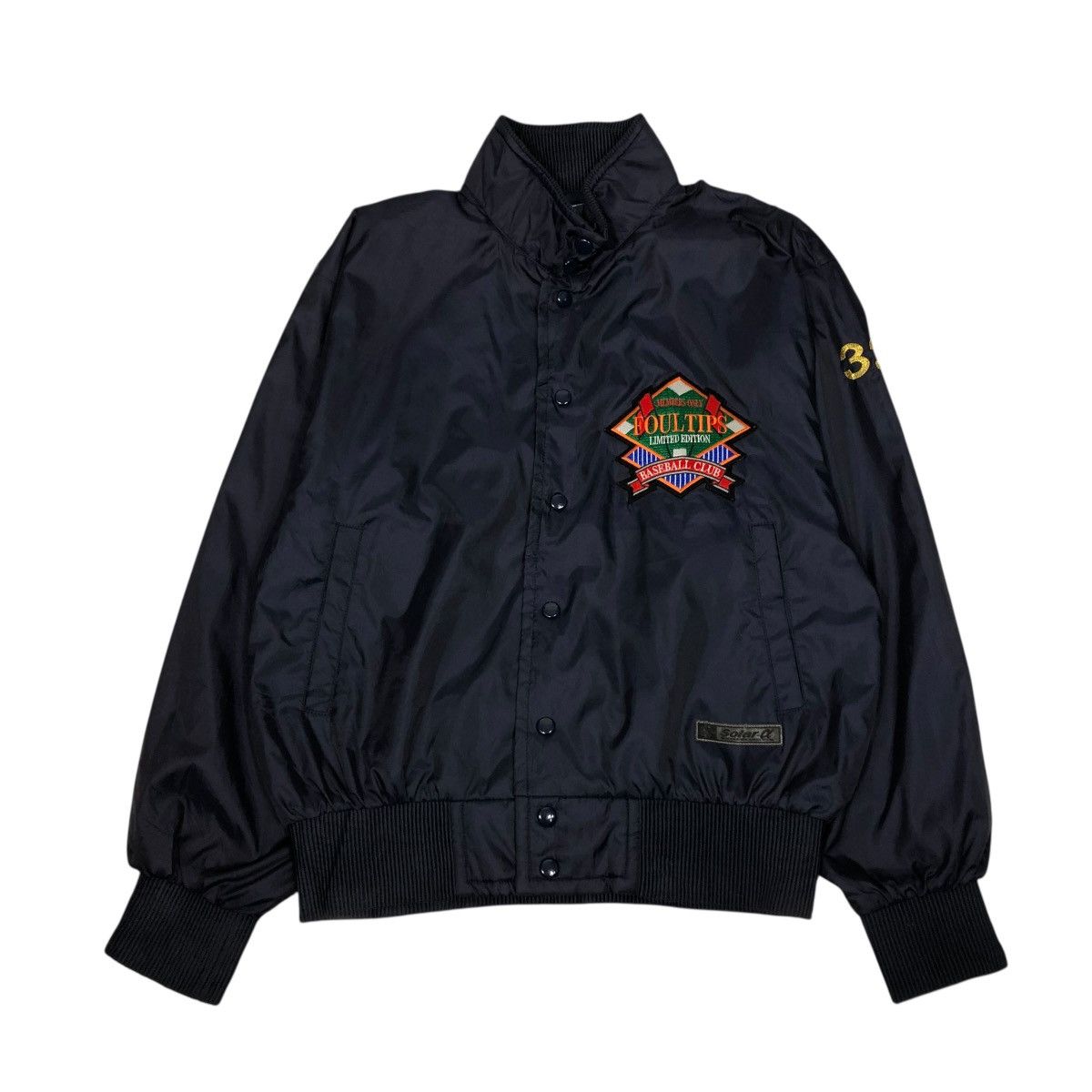 Japanese Brand 🔥VINTAGE BOMBER JACKET DESCENTE FOUL TIPS BASEBALL CLUB Size US L / EU 52-54 / 3 - 1 Thumbnail
