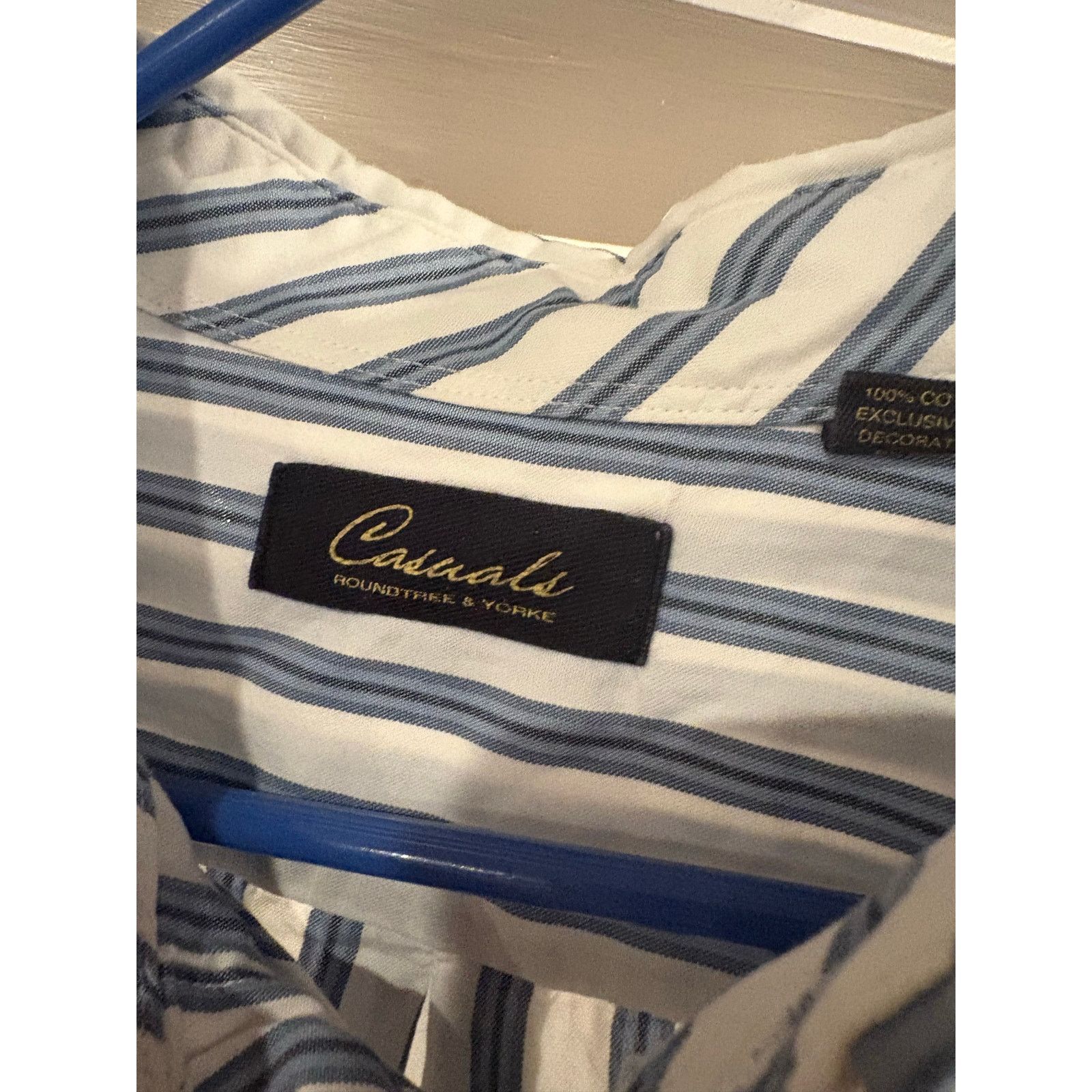 Roundtree & Yorke Roundtree & Yorke Casuals Men’s Button-Down Shirt – XL Size US XL / EU 56 / 4 - 3 Thumbnail