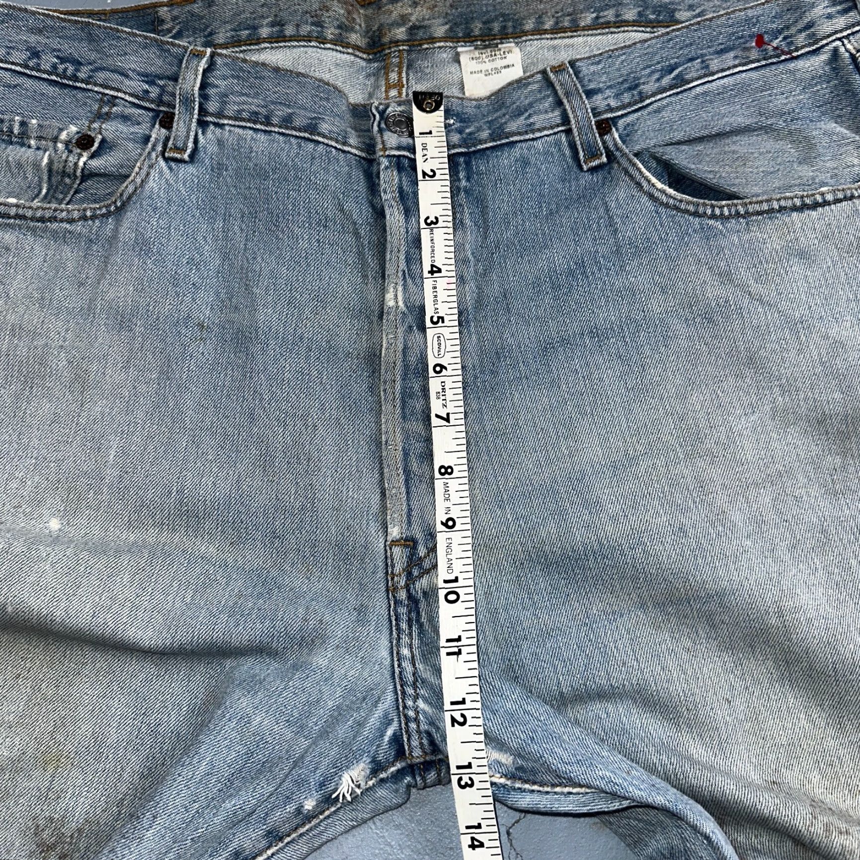 Levi's VINTAGE Levi's 501 Jeans 90s Light Wash Straight Leg Adult 40x30 Blue Mid Rise Mens Size US 40 / EU 56 - 7 Thumbnail
