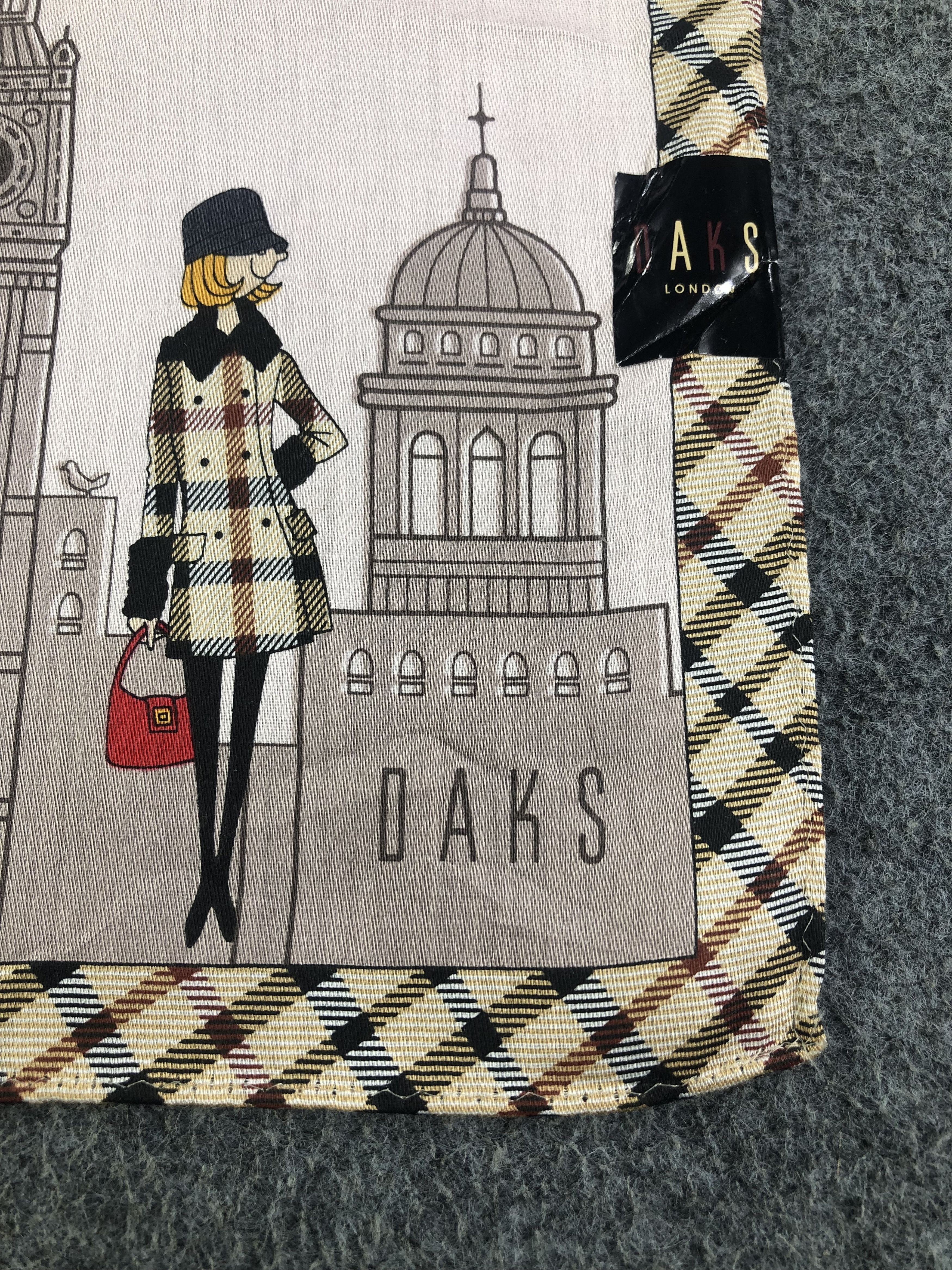 DAKS × Vintage Daks London Handkerchief / Bandana / Neckerchief Size ONE SIZE - 5 Thumbnail