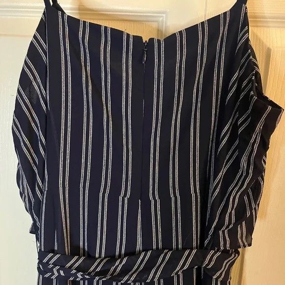 Michael Kors Striped Navy Jumpsuit by Michael Kors size XL Size 38" / US 16 / IT 52 - 4 Thumbnail