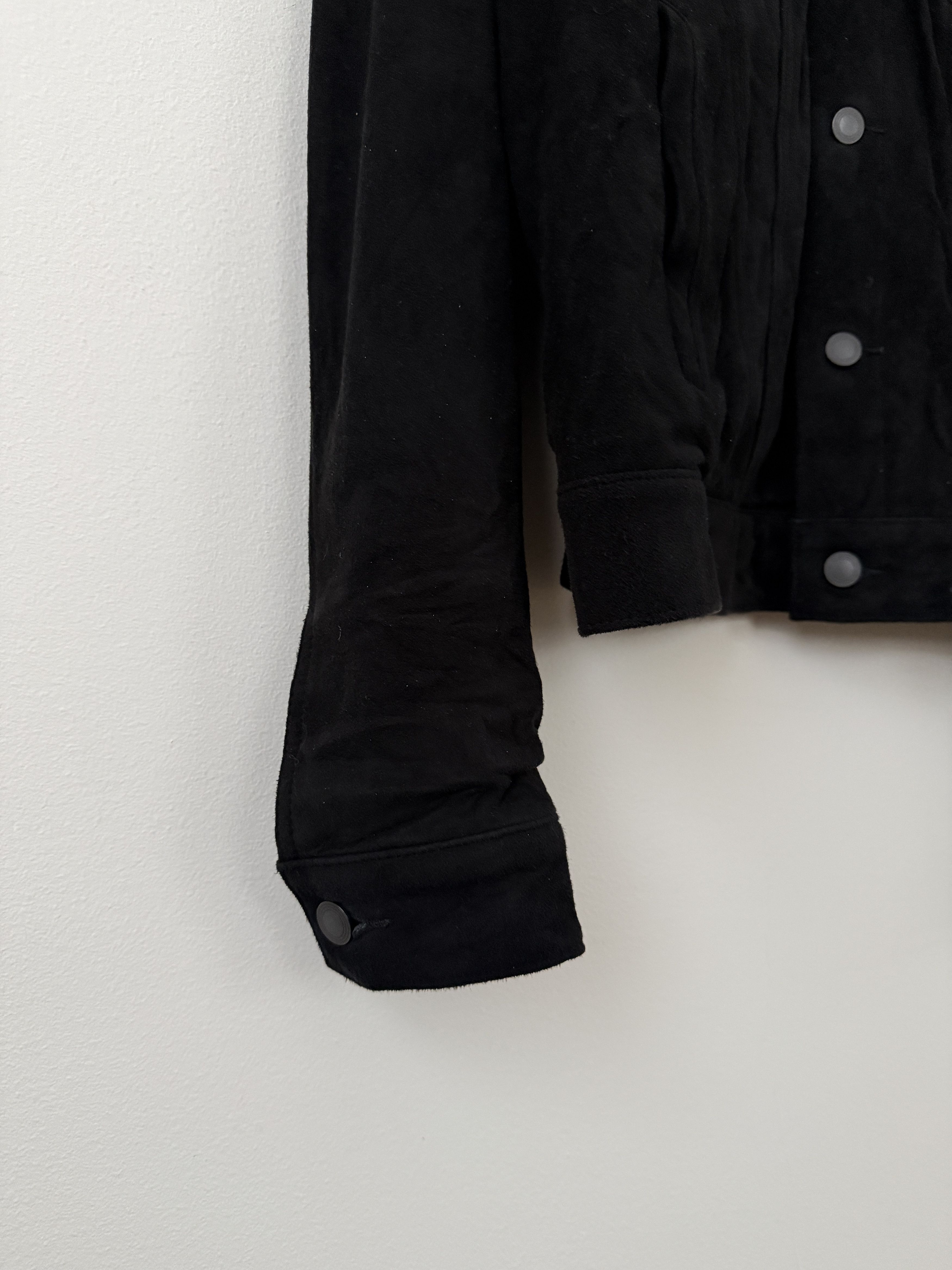 John Elliott Lamb Leather Trucker Jacket Size US L / EU 52-54 / 3 - 10 Thumbnail
