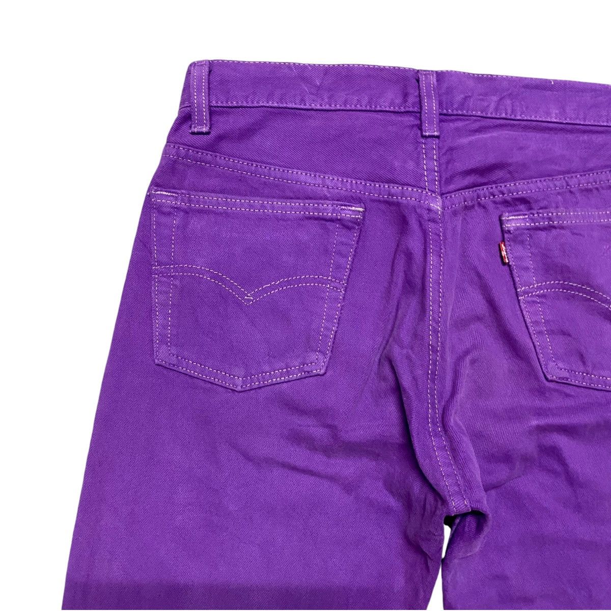 Levi's Vintage 90s Levis 501 Purple Denim Jeans Size US 29 - 10 Thumbnail