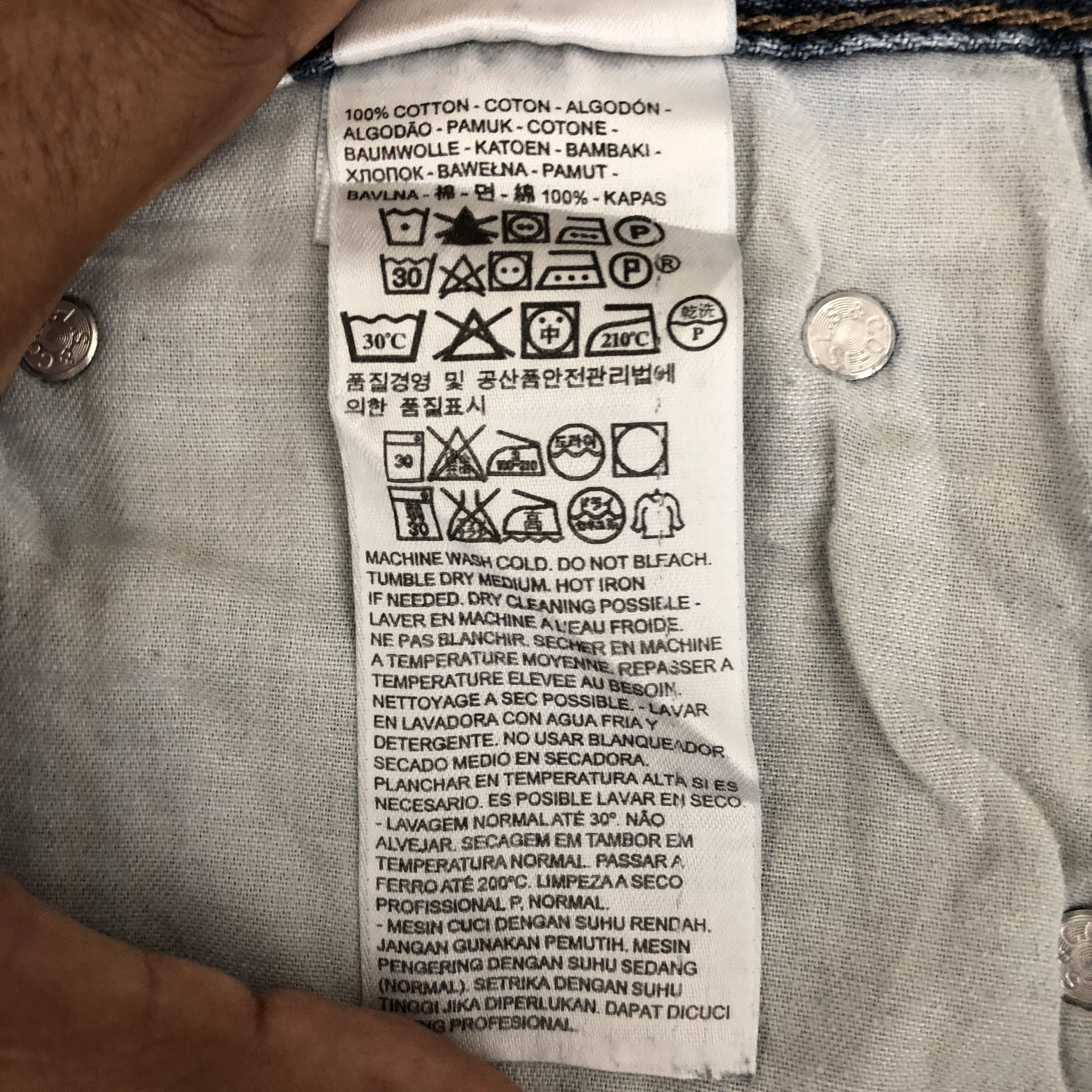 Levi's Vintage Levis 569 Baggy Jeans Distressed Levi's Faded Denim Size US 36 / EU 52 - 10 Thumbnail
