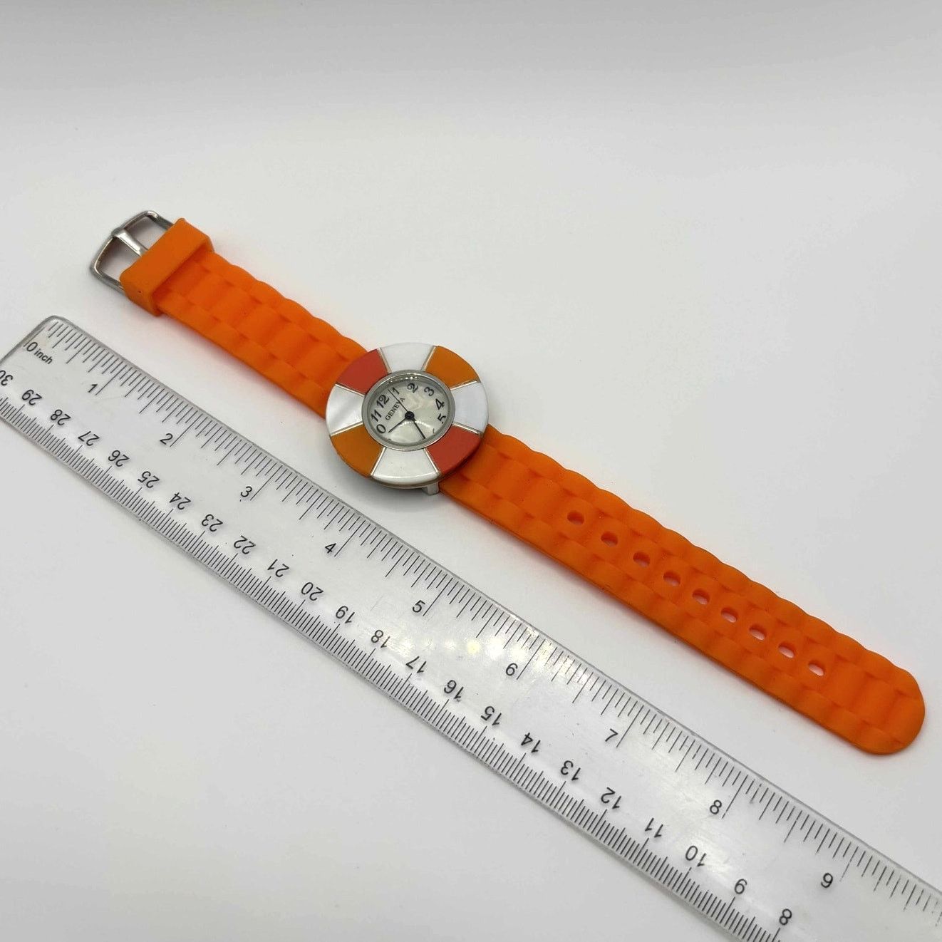 Geneva Orange Geneva Men's Watch Size ONE SIZE - 3 Thumbnail