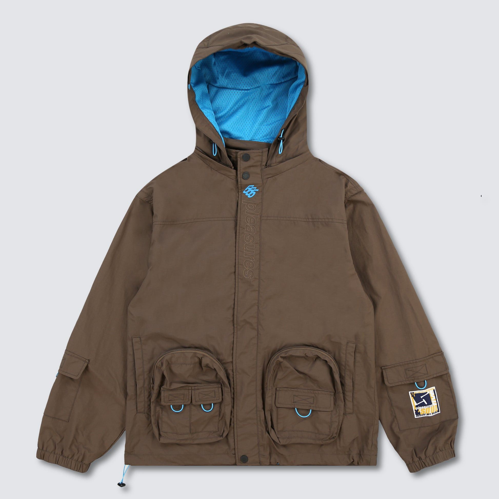 image of Pleasures Triple Modular Jacket in Coffee, Men's (Size Small)