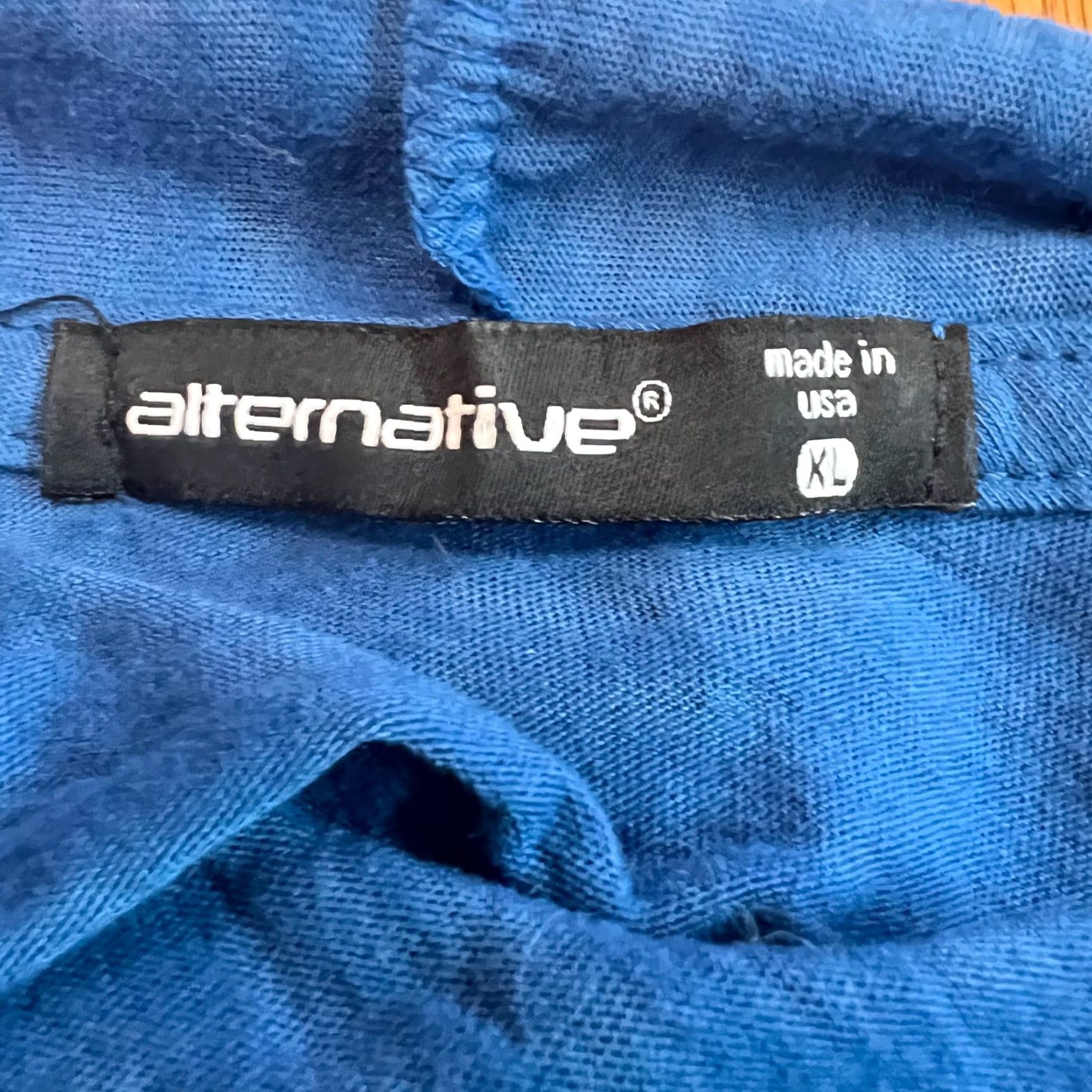 Vintage Alternative Cardigan Womens Sleeveless Open Front Casual Blue XL Size XL / US 12-14 / IT 48-50 - 7 Thumbnail