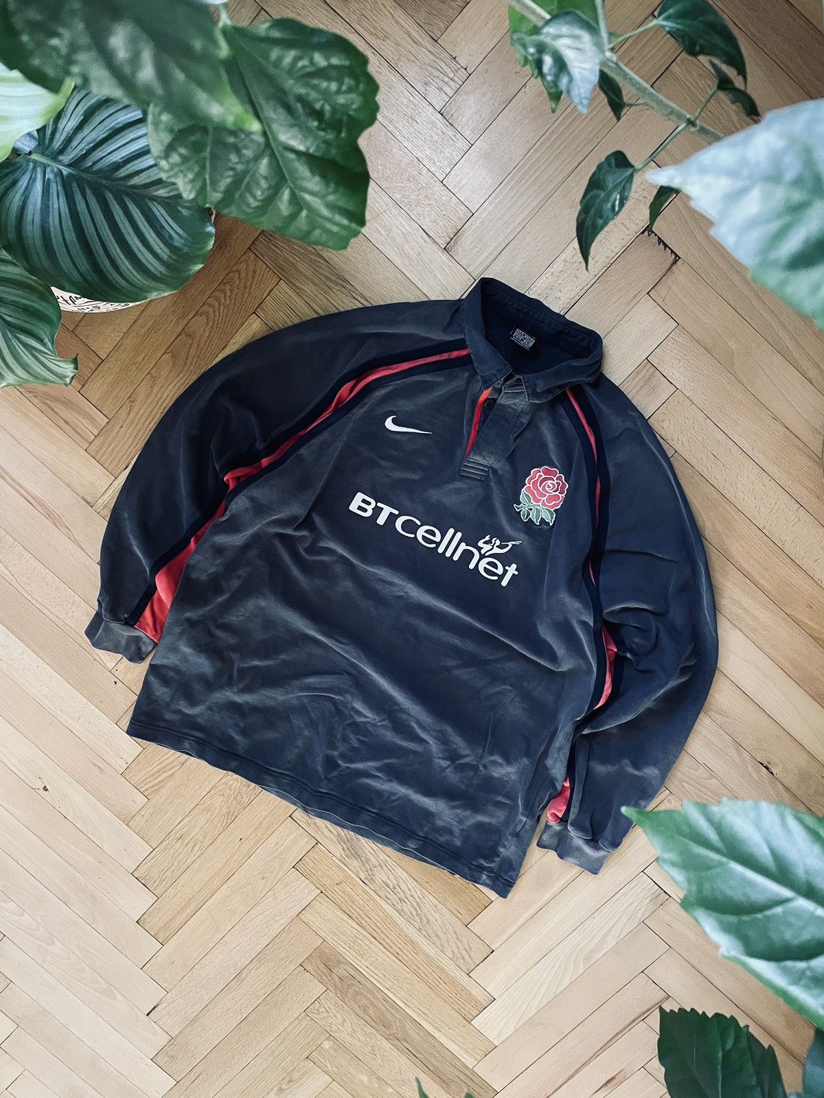 Nike Vintage Nike England Rugby Shirt Long Sleeve 90’s rare Grailed