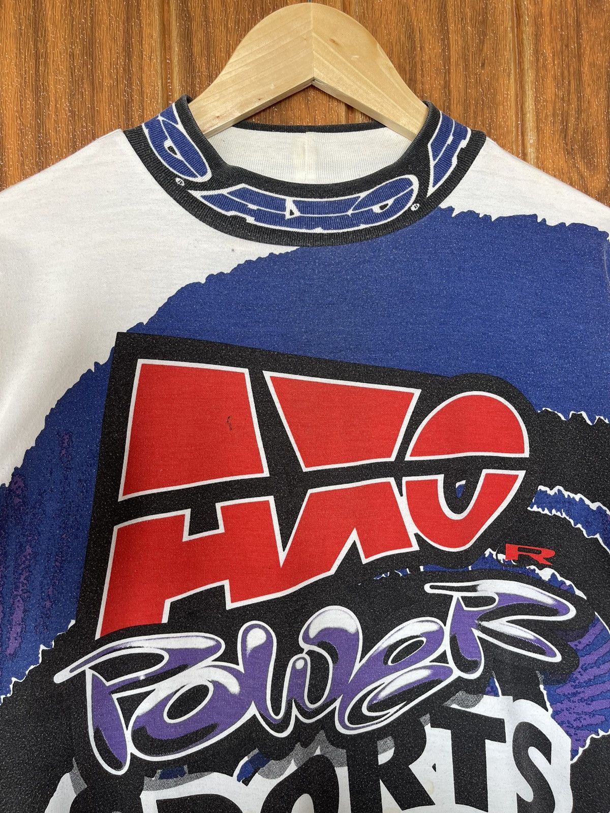 Gear for Sports Vintage’90s🔥AXO Power Sports🔥DyeMax Racing Motocross AOP Tee Size US XL / EU 56 / 4 - 7 Thumbnail