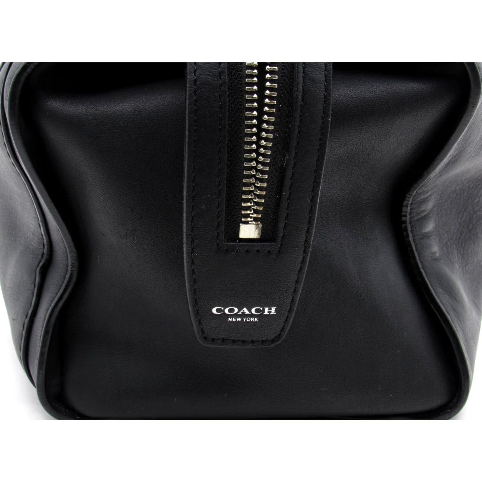 Coach VINTAGE Coach Chelsea Tote Bag Large Black Leather Women Size ONE SIZE - 4 Thumbnail
