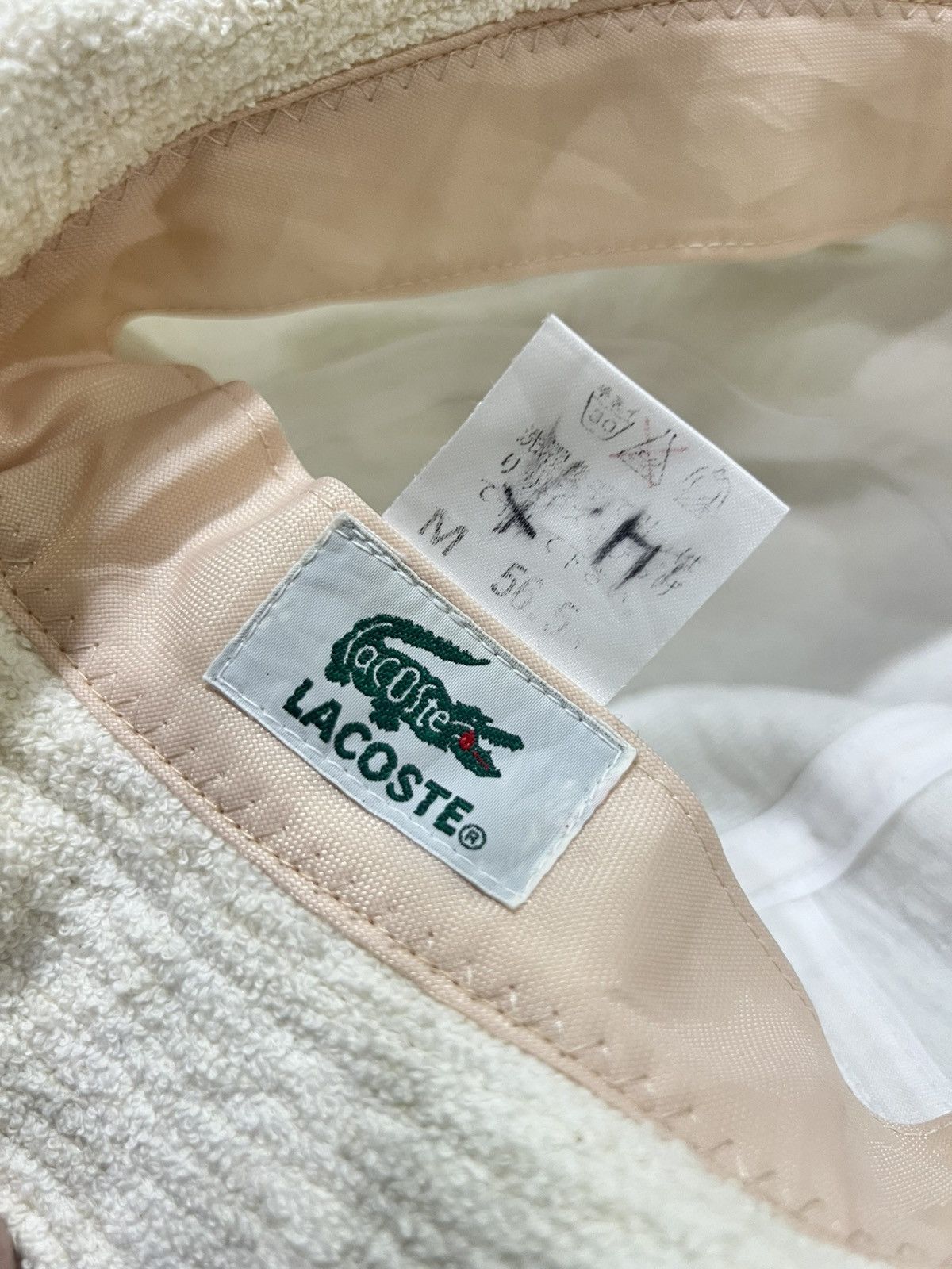 Lacoste × Vintage Vtg Lacoste wool bucket hat Size ONE SIZE - 5 Thumbnail