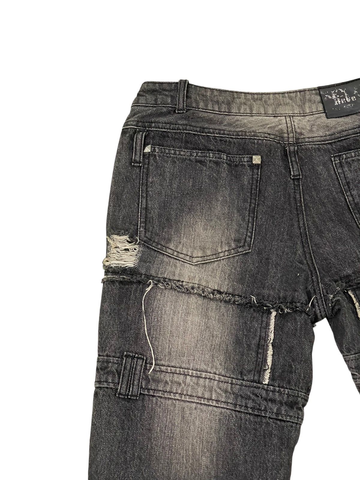 Japanese Brand Hagi Jeans Sex Pot Revenge Anarchy Distress Denim 8🟦4 Size US 30 / EU 46 - 17 Thumbnail