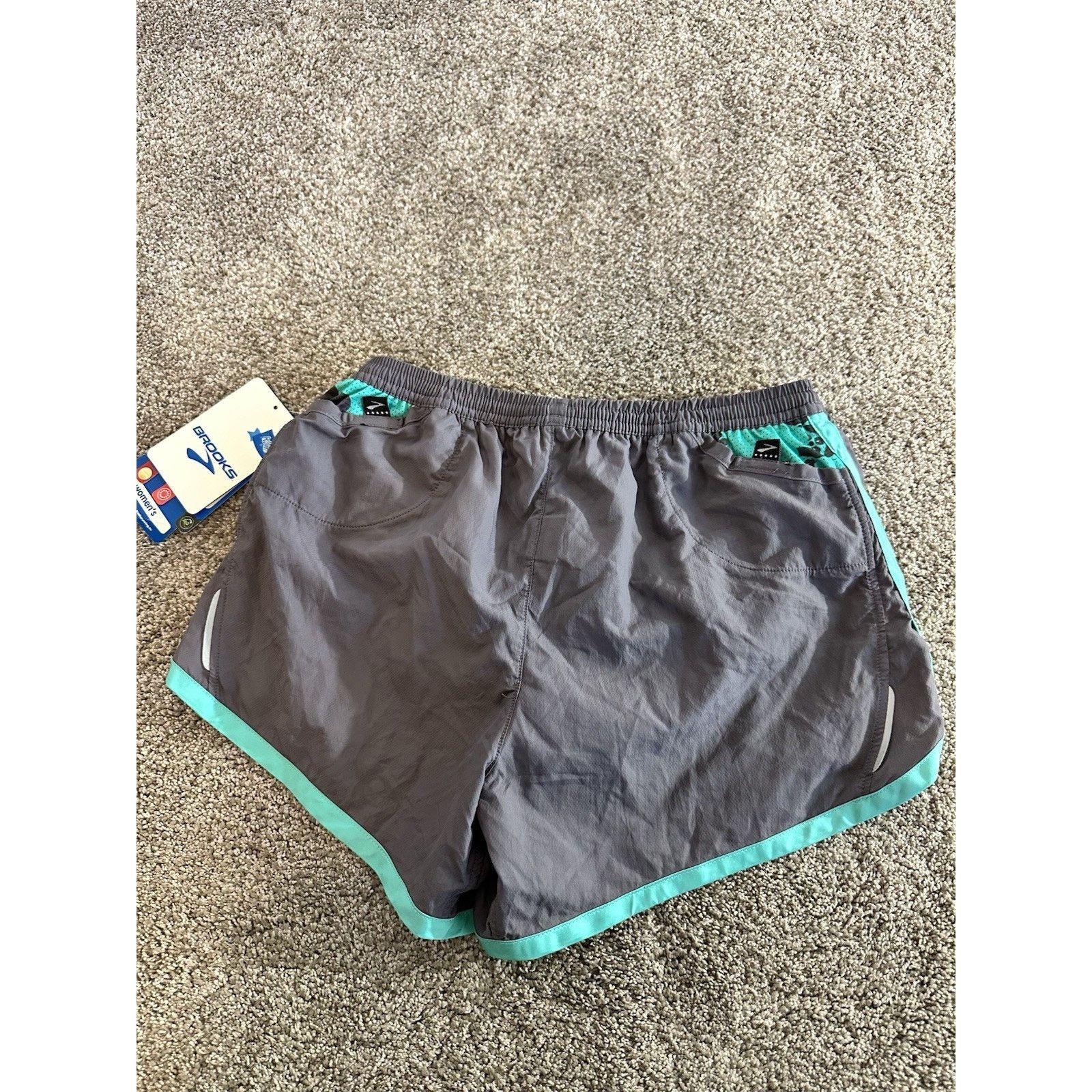 Brooks brooks hvac synergy shorts womens Size Xs Gray Blue Cool Size 25" / US 0 / IT 36 - 10 Thumbnail